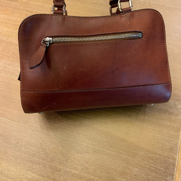 Preloved Dooney & Bourke Brown Leather Alto Collection Bag made in Italy - Picture 2 of 16